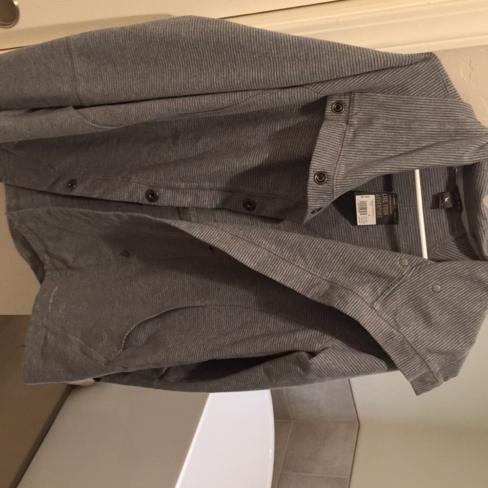 Eddie Bauer M  double breasted snap closure jacket